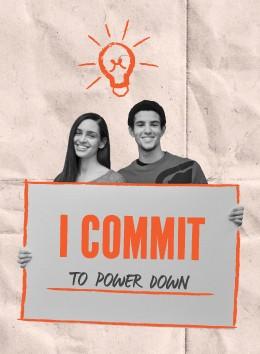 I commit to power down