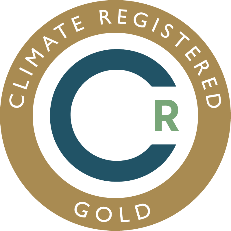 Climate Registered Gold seal provided by The Climate Registry
