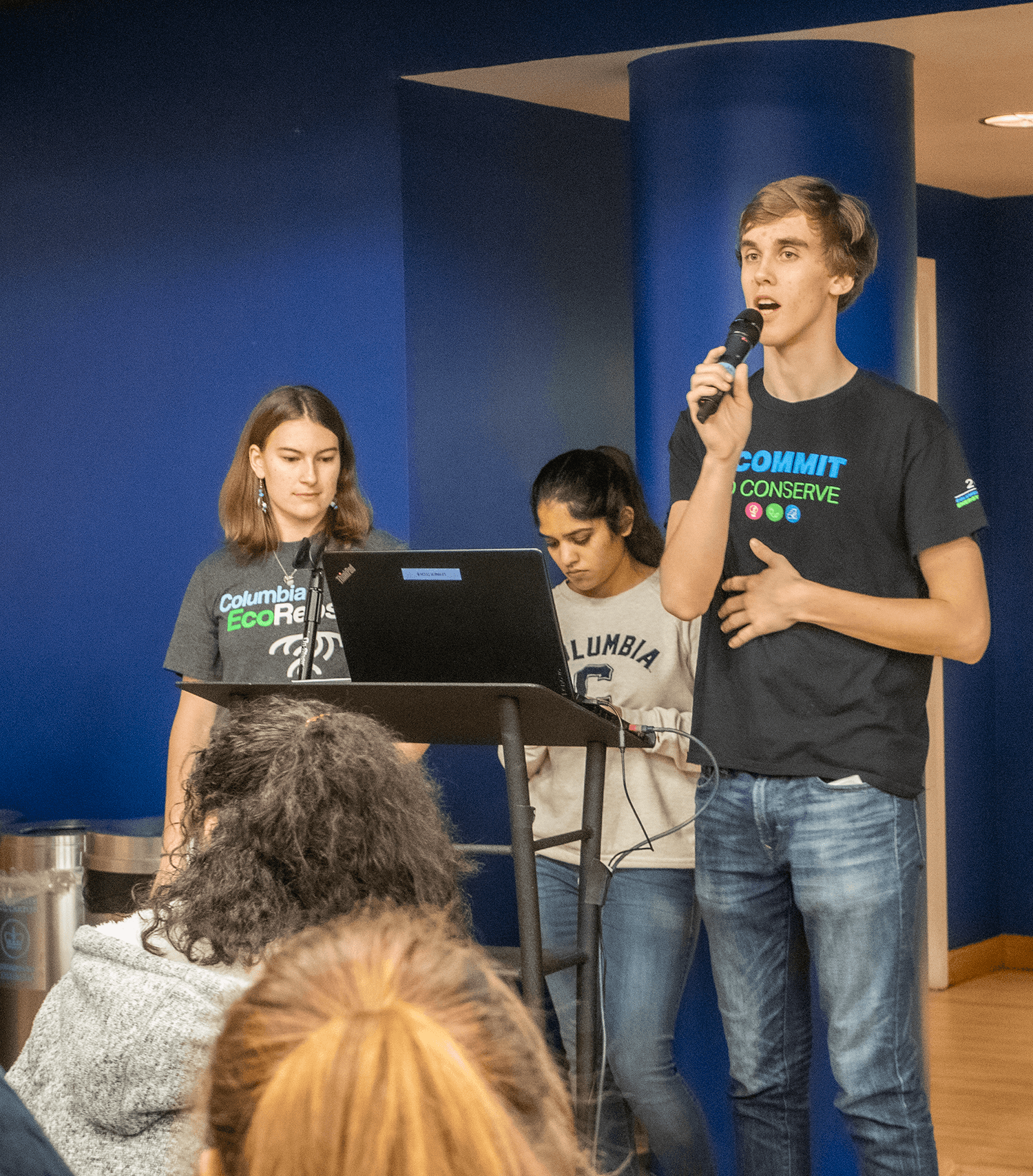 EcoReps speaking at Youth Climate Summit