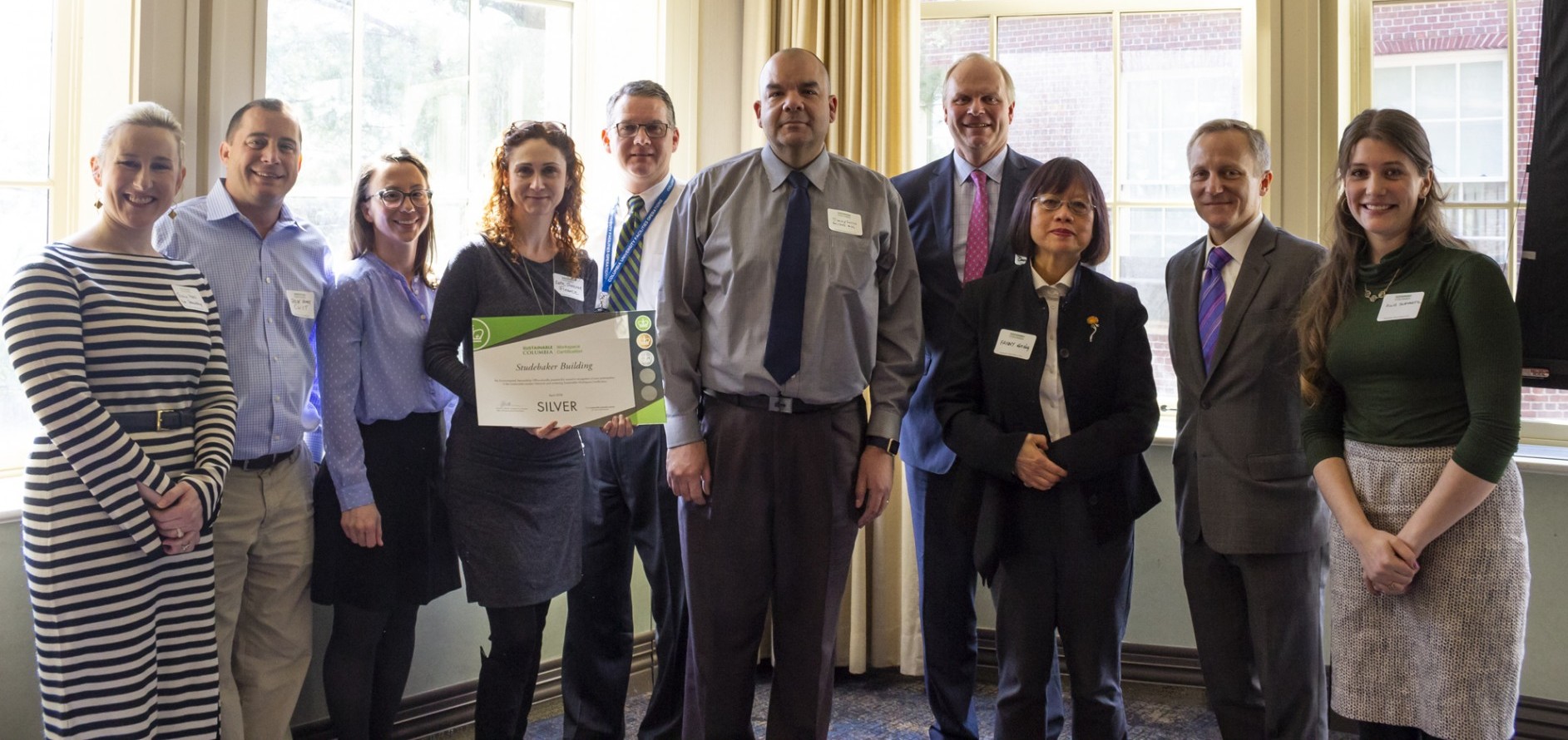 Studebaker Building, Silver Studebaker building Green Council is recognized