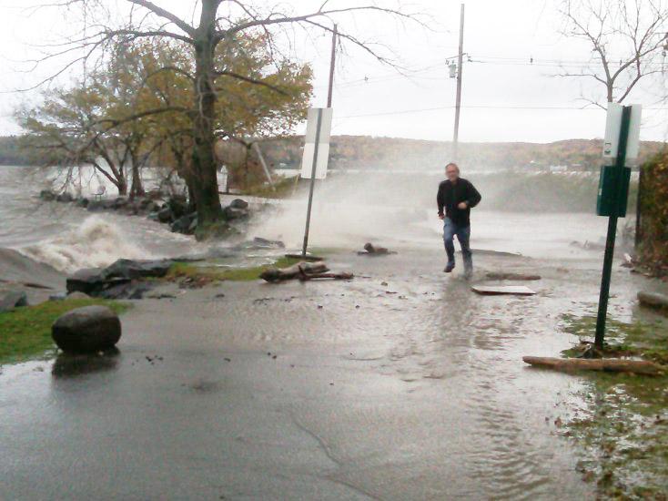 Wade McGillis had to flee his Hudson River lab in Piermont, N.Y., as floodwaters from Hurricane Sandy swamped the building