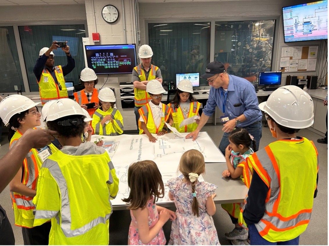 On "Bring Your Child to Work Day" the kids got a tour of the CEP