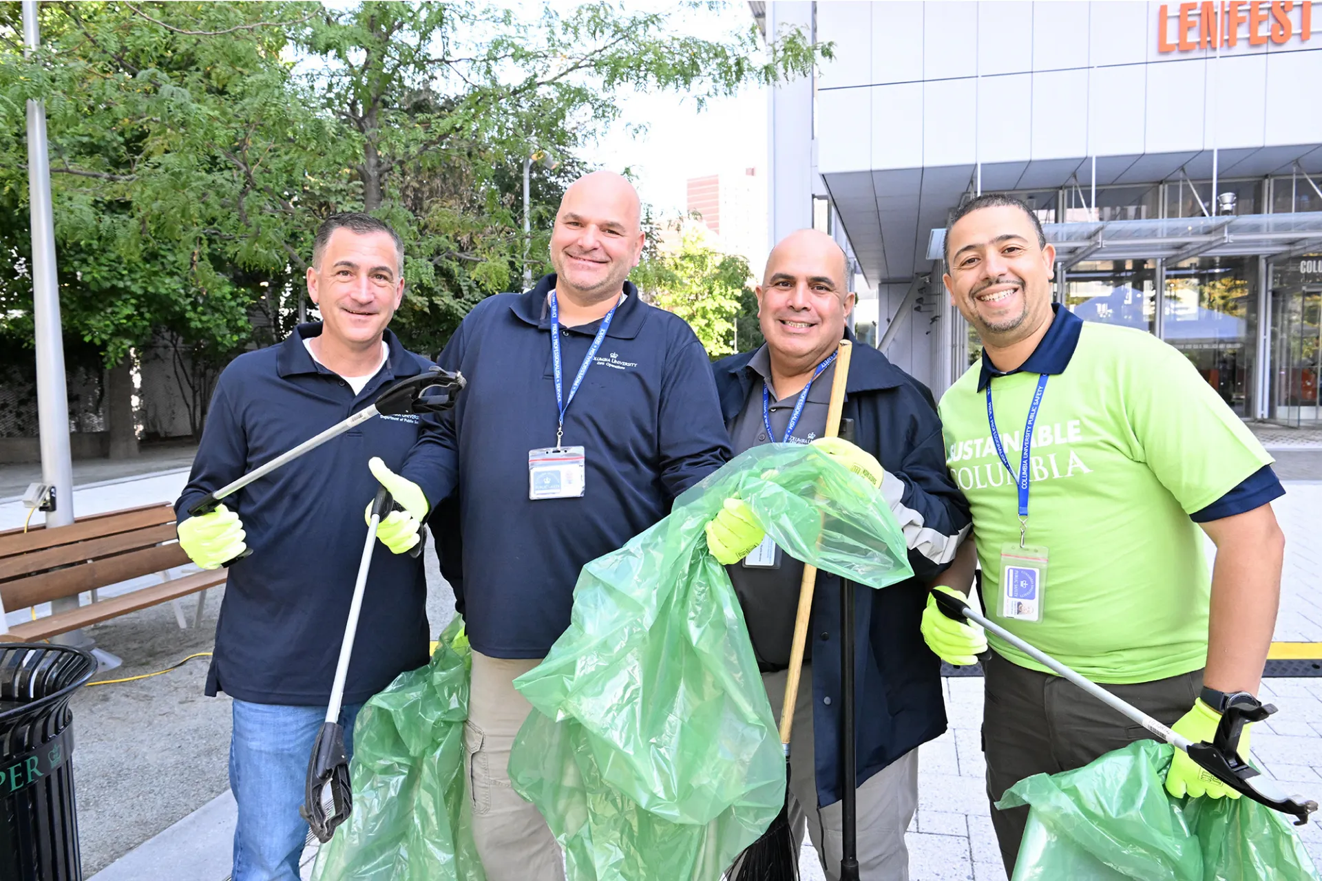 Public Safety team members at the Broadway Sweep