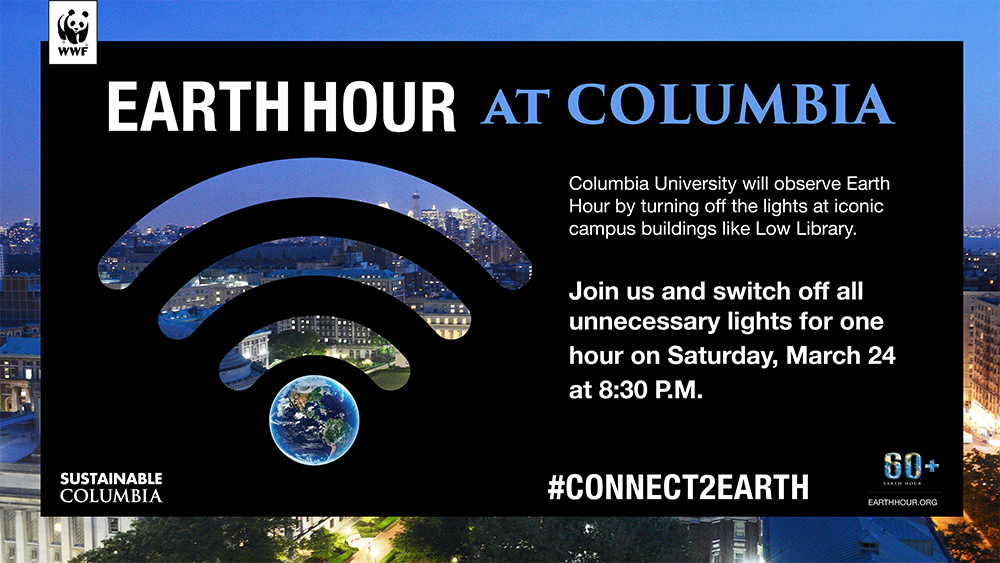Earth Hour informational poster
