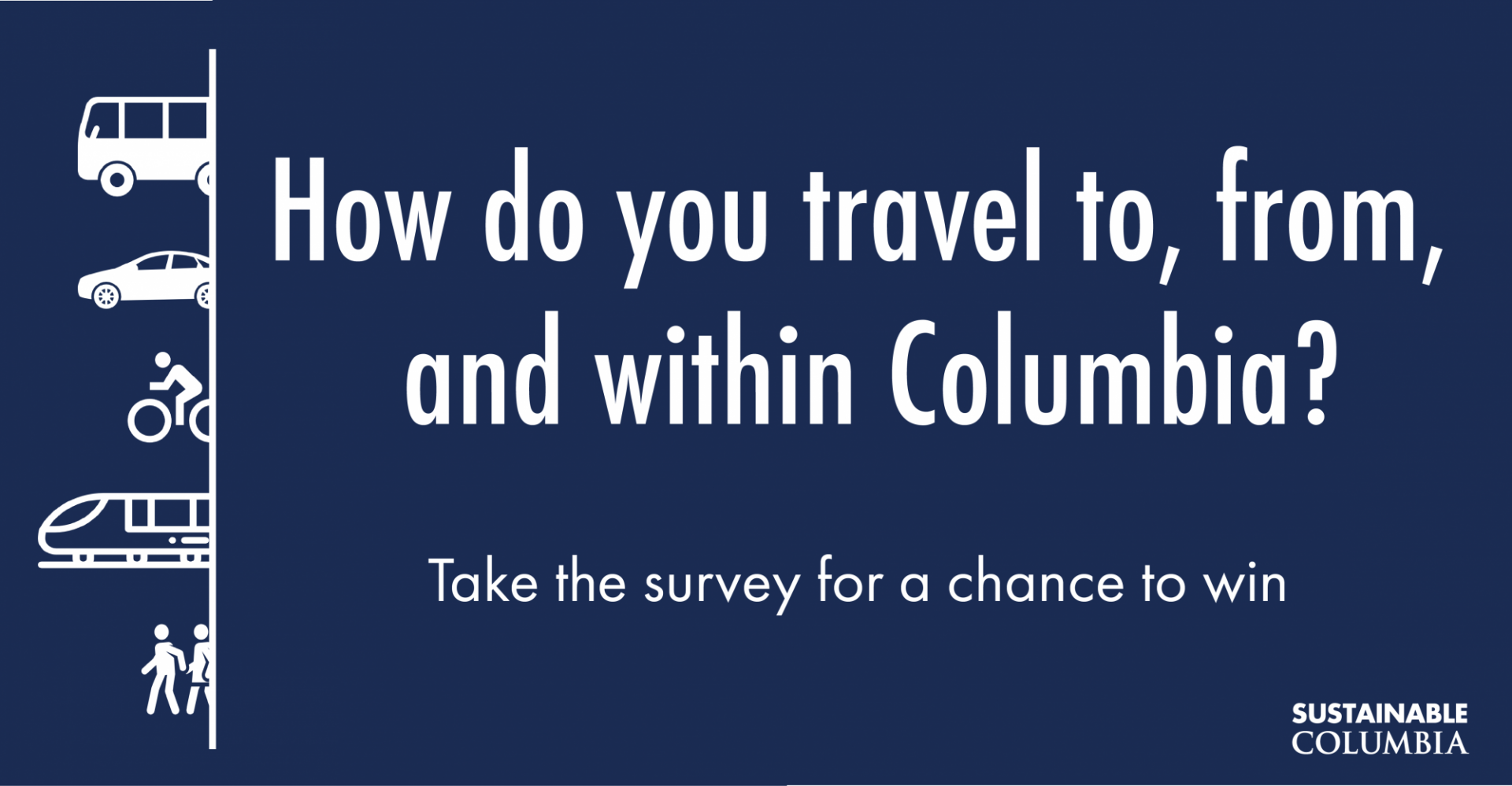 How do you travel to, from, and within Columbia?