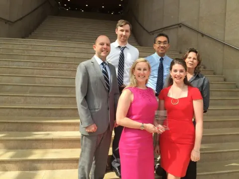 Columbia University Facilities and Operations received a City & State 2016 Corporate Social Responsibility Award in Sustainability