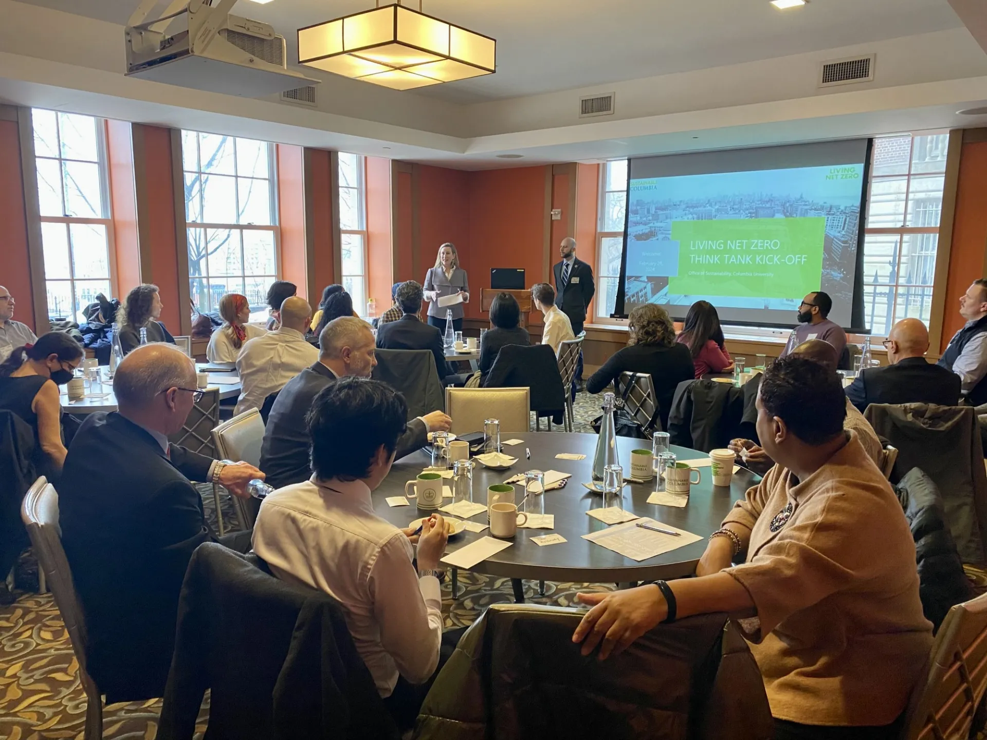 The Living Net Zero launch meeting on February 28, 2024