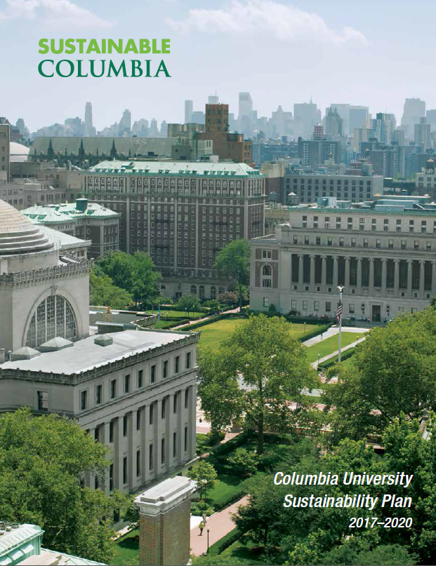 Cover of the Sustainability Plan 2017-2020