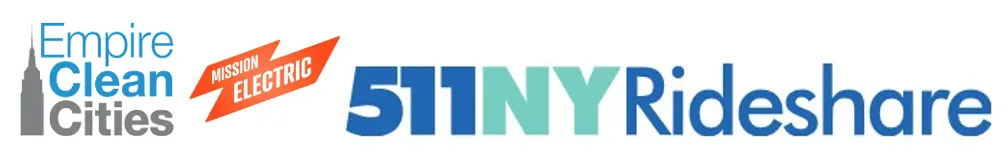 empire clean cities and 511ny rideshare logos