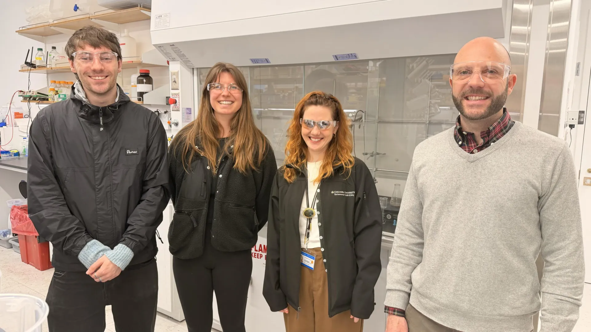 GreenLabs team with Dan Allalemdjian of the Office of Sustainability