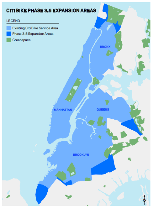 citi bike expansion map