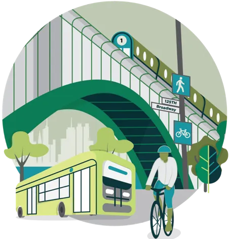 Sustainable Transportation icon from Plan 2030